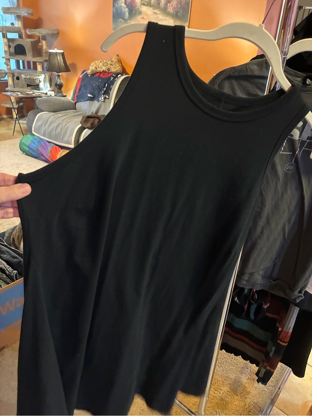 a new day Black Crewneck Dress